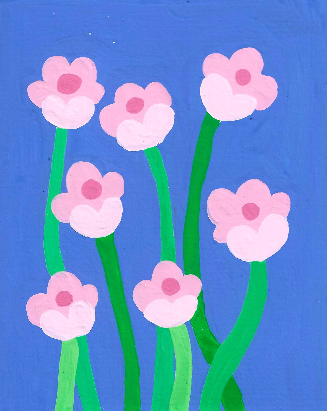 Jardin Bleu Greeting Card