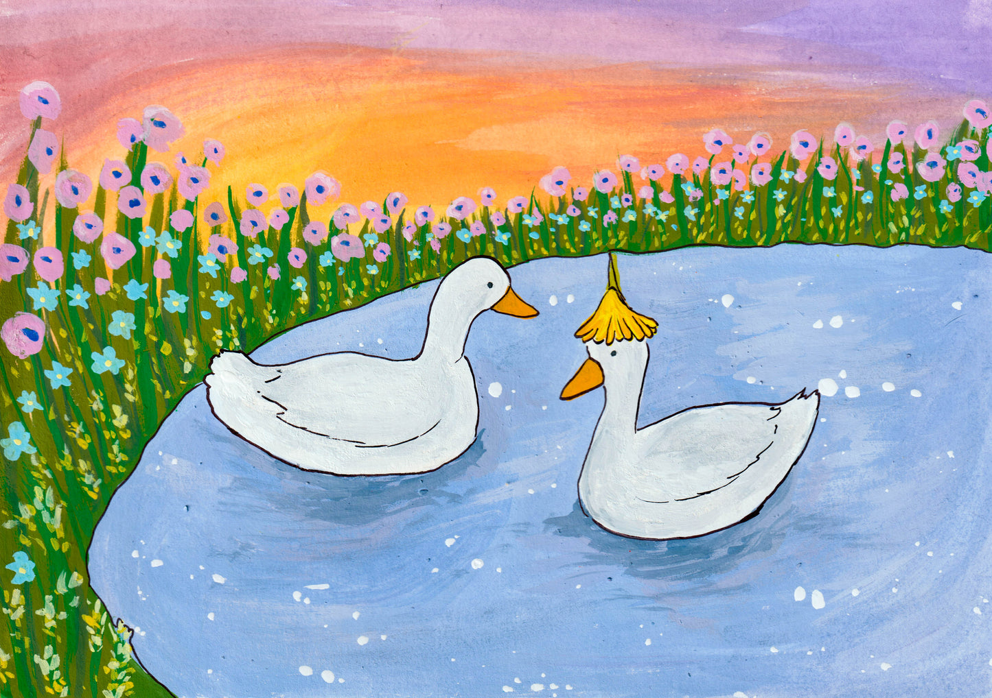 Ducks Greeting Card
