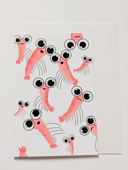 Shrimp Greeting Card