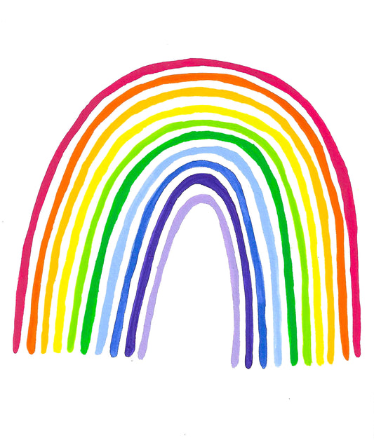 Rainbow Miniature Greeting Card