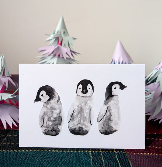 Penguins Greeting Card