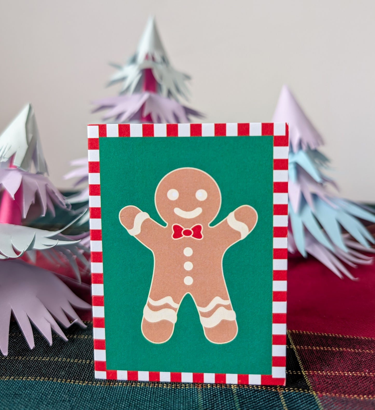 Gingerbread Man Miniature Greeting Card