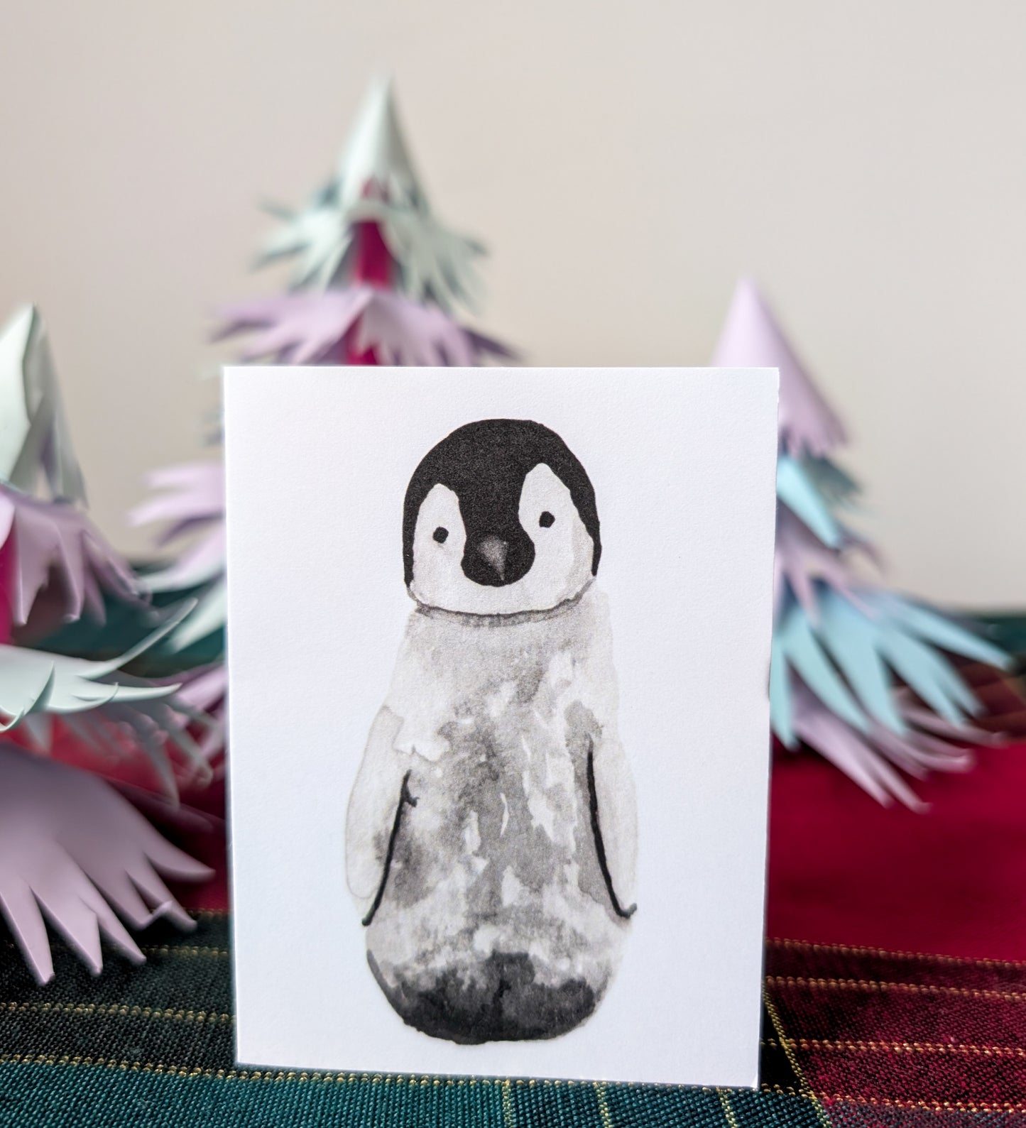 Penguin Miniature Greeting Card